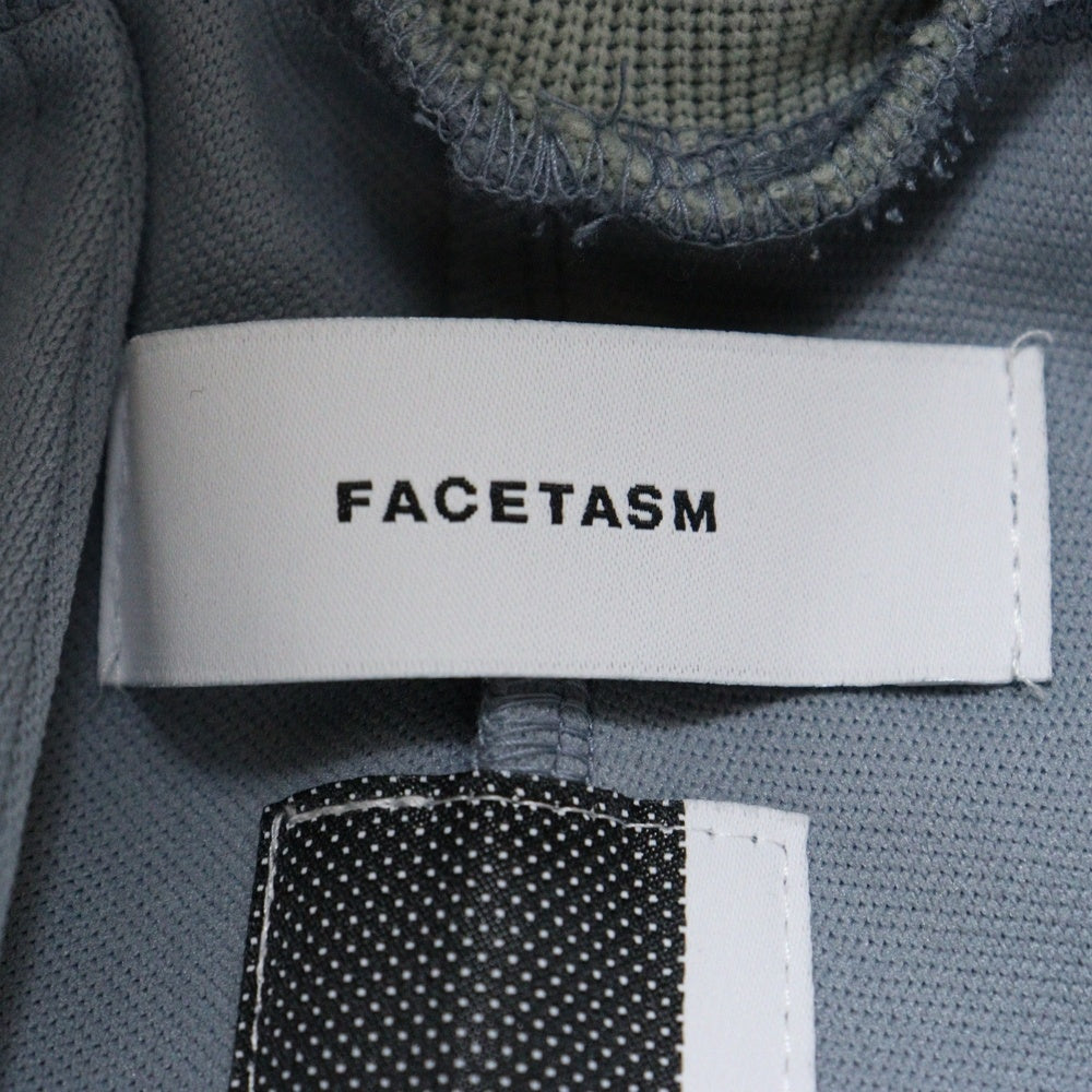 FACETASM(ファセッタズム) 23SS JERSEY MERGING DENIM PANTS ジャージー マージング ドローコード デニムパンツ ブラック MKS-PT-M10