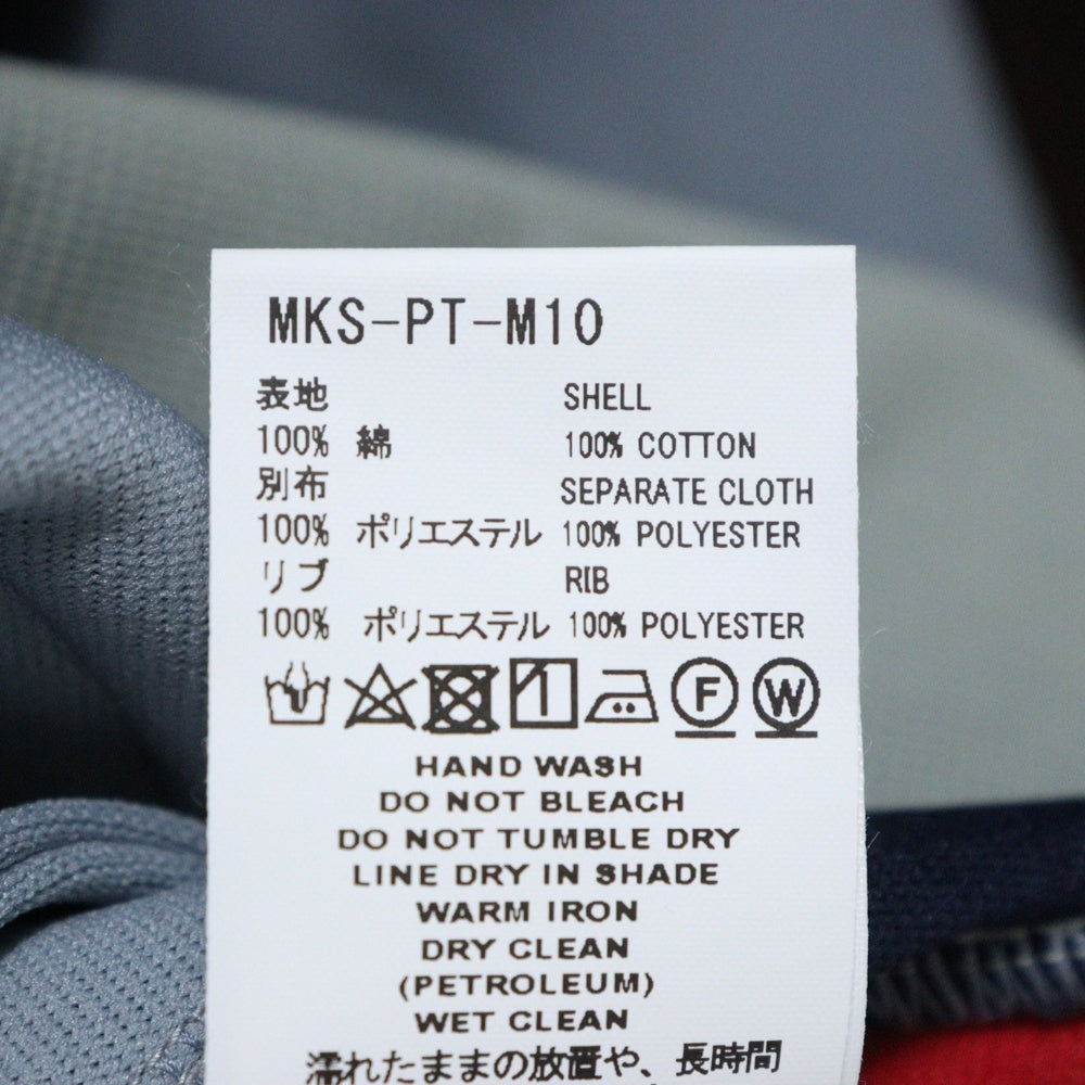FACETASM(ファセッタズム) 23SS JERSEY MERGING DENIM PANTS ジャージー マージング ドローコード デニムパンツ ブラック MKS-PT-M10