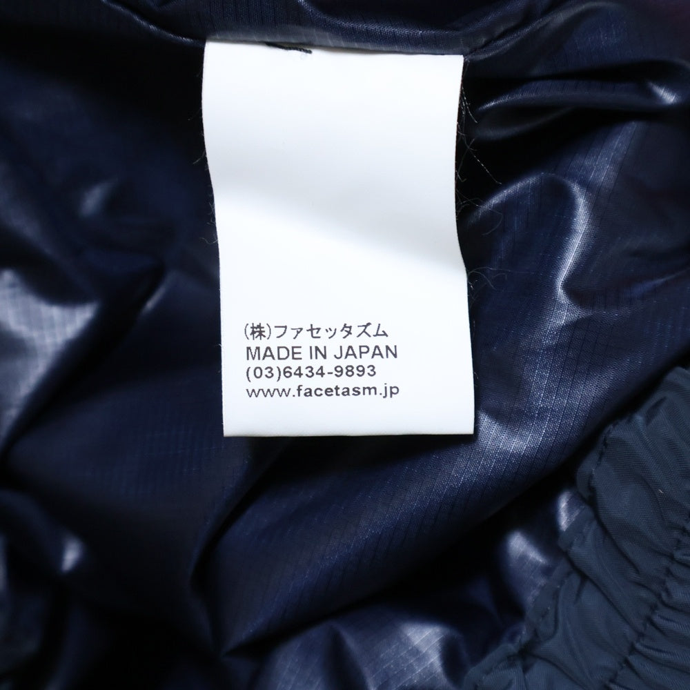 FACETASM(ファセッタズム) 23SS NYLON PATCHWORK JACKET パッチワーク フロントロゴ刺繍 ジップアップ ナイロンジャケット マルチ MKS-JK-M09