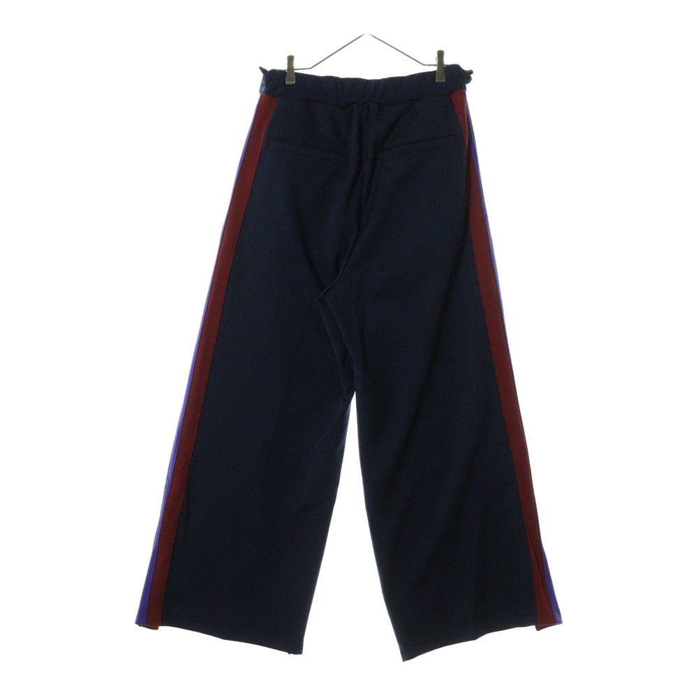 FACETASM(ファセッタズム) 23SS JERSEY MERGING DENIM PANTS ジャージー マージング ドローコード デニムパンツ インディゴ MKS-PT-M10