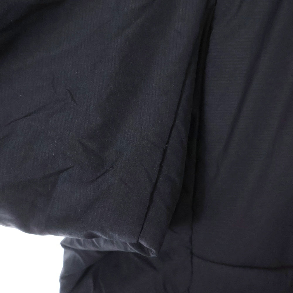 and wander(アンドワンダー) 23AW ×ALPHA DIRECT AIR HOODIE アルファダイレクト リフレクト エア バラクラバフーディ ジップアップ ナイロンジャケット ブラック 574-3231014