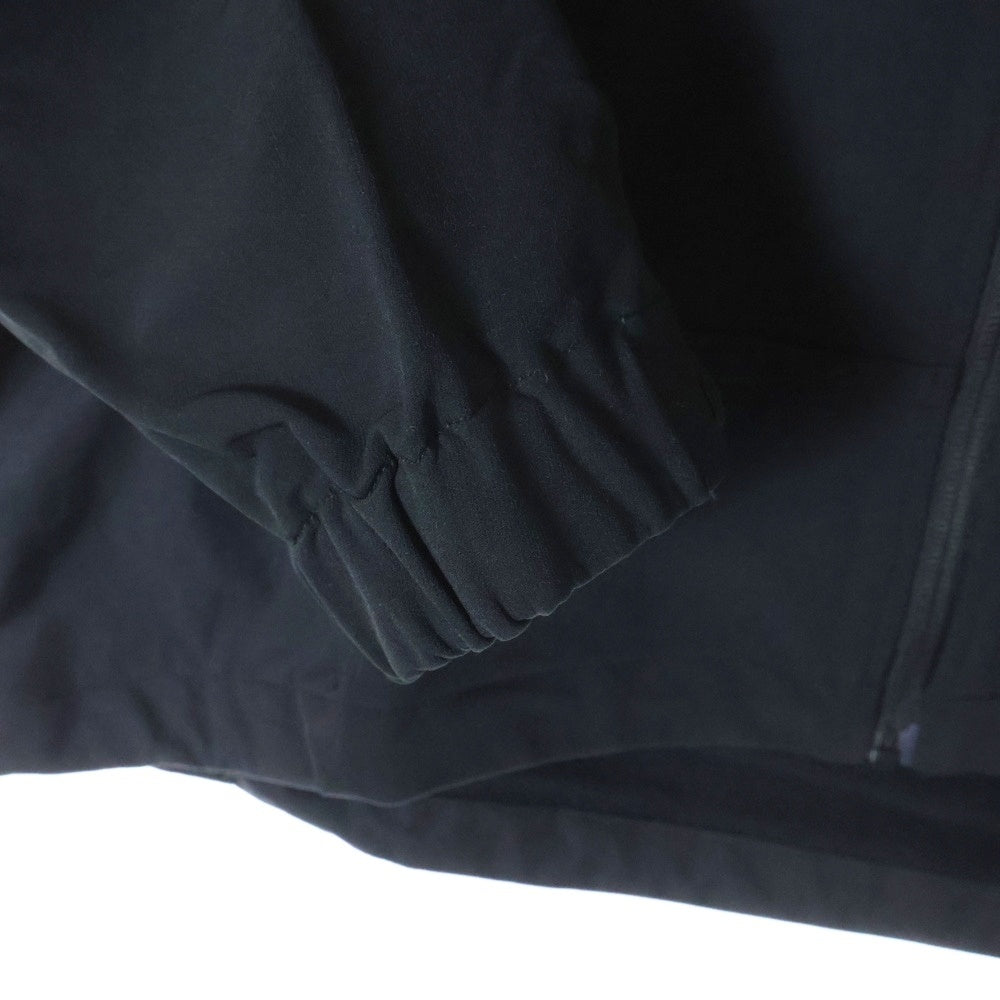 and wander(アンドワンダー) 23AW STRETCH SHELL JACKET ストレッチ ナイロン ソフトシェル ジャケット ブラック 574-3221003