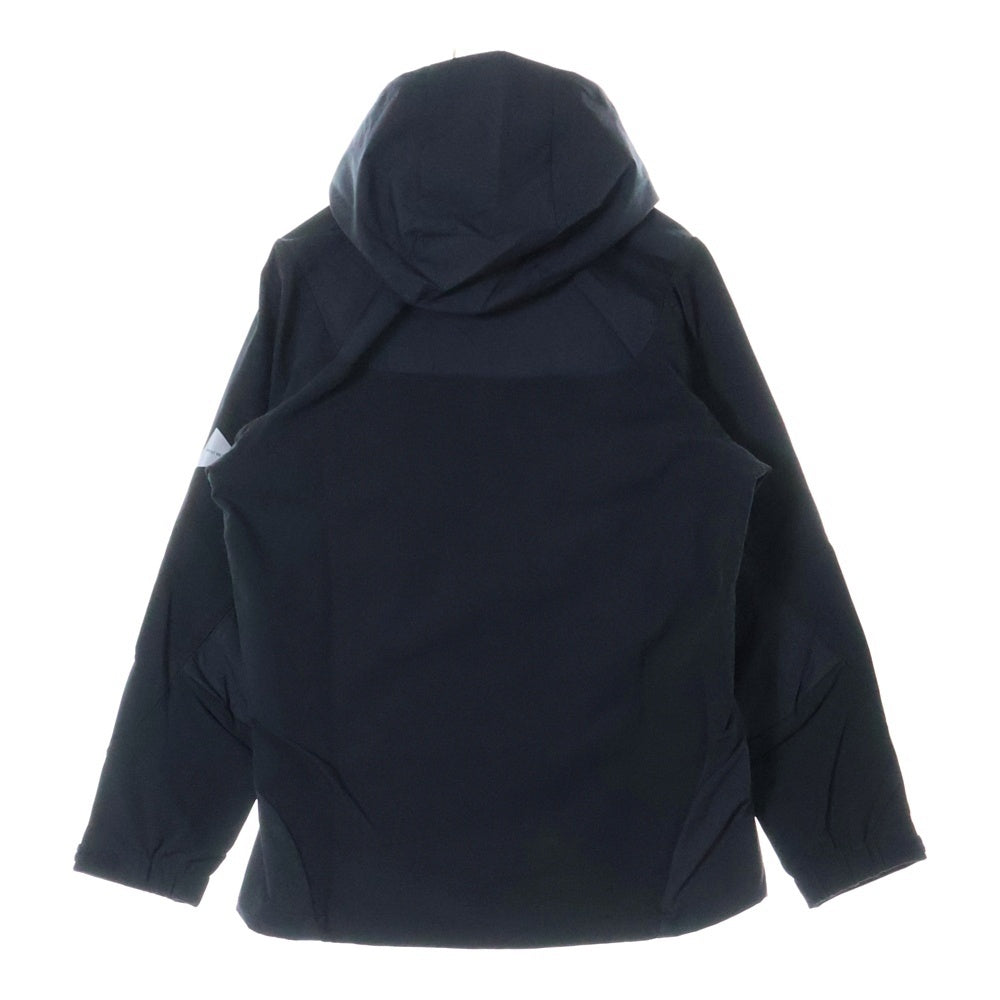 and wander(アンドワンダー) 23AW STRETCH SHELL JACKET ストレッチ ナイロン ソフトシェル ジャケット ブラック 574-3221003