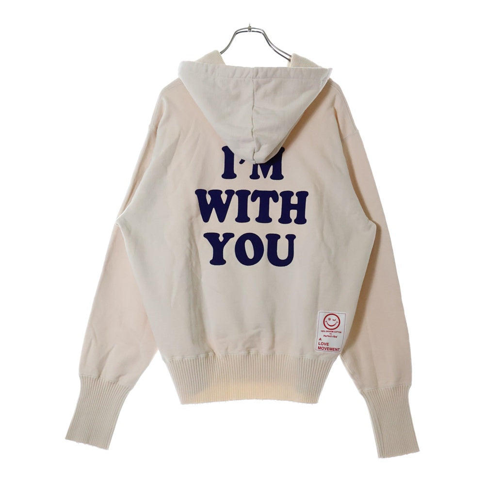 Perfect Ribs(パーフェクトリブス) 23AW BASIC HOODIE フェルトパッチ リブニット切替 サーマルライニングフード ベーシック プルオーバーパーカー フーディ ベージュ