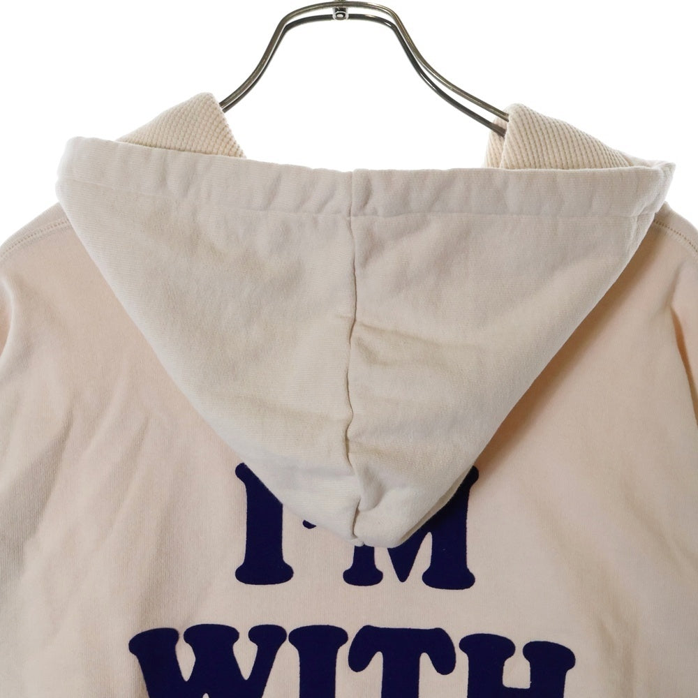 Perfect Ribs(パーフェクトリブス) 23AW BASIC HOODIE フェルトパッチ リブニット切替 サーマルライニングフード ベーシック プルオーバーパーカー フーディ ベージュ
