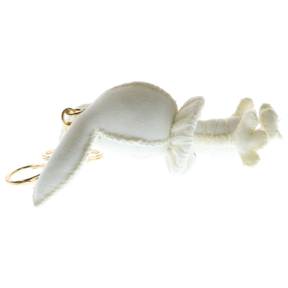 Perfect Ribs(パーフェクトリブス) 23AW ×TOGAWADOLL RABBIT KEY HOLDER トガワドール ラビット ステッチ キーホルダー ホワイト/ゴールド