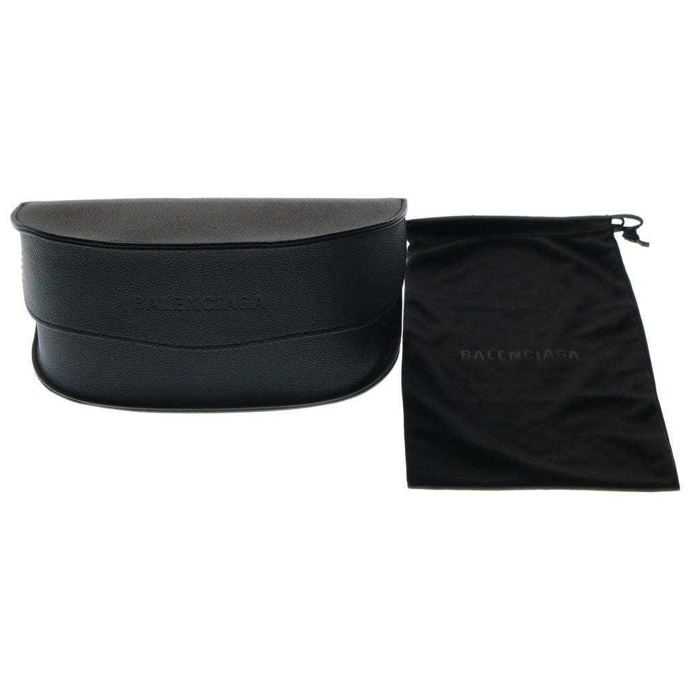 BALENCIAGA(バレンシアガ) 23AW WRAP SUNGLASSES ブラックミラー サイドロゴ ラップサングラス メガネ アイウェア ブラック BB0289S-001
