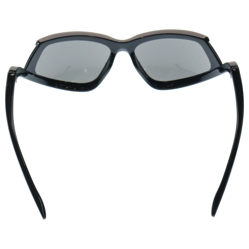 BALENCIAGA(バレンシアガ) 23AW WRAP SUNGLASSES ブラックミラー サイドロゴ ラップサングラス メガネ アイウェア ブラック BB0289S-001