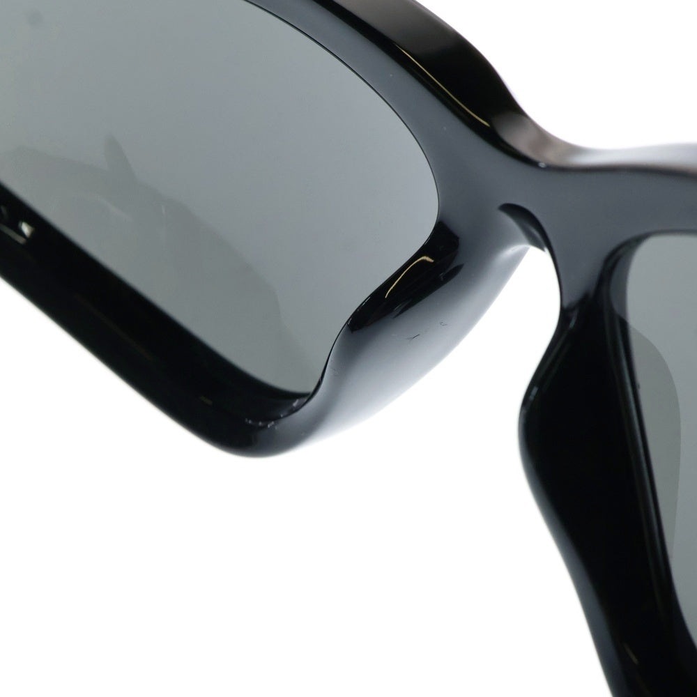 BALENCIAGA(バレンシアガ) 23AW WRAP SUNGLASSES ブラックミラー サイドロゴ ラップサングラス メガネ アイウェア ブラック BB0289S-001