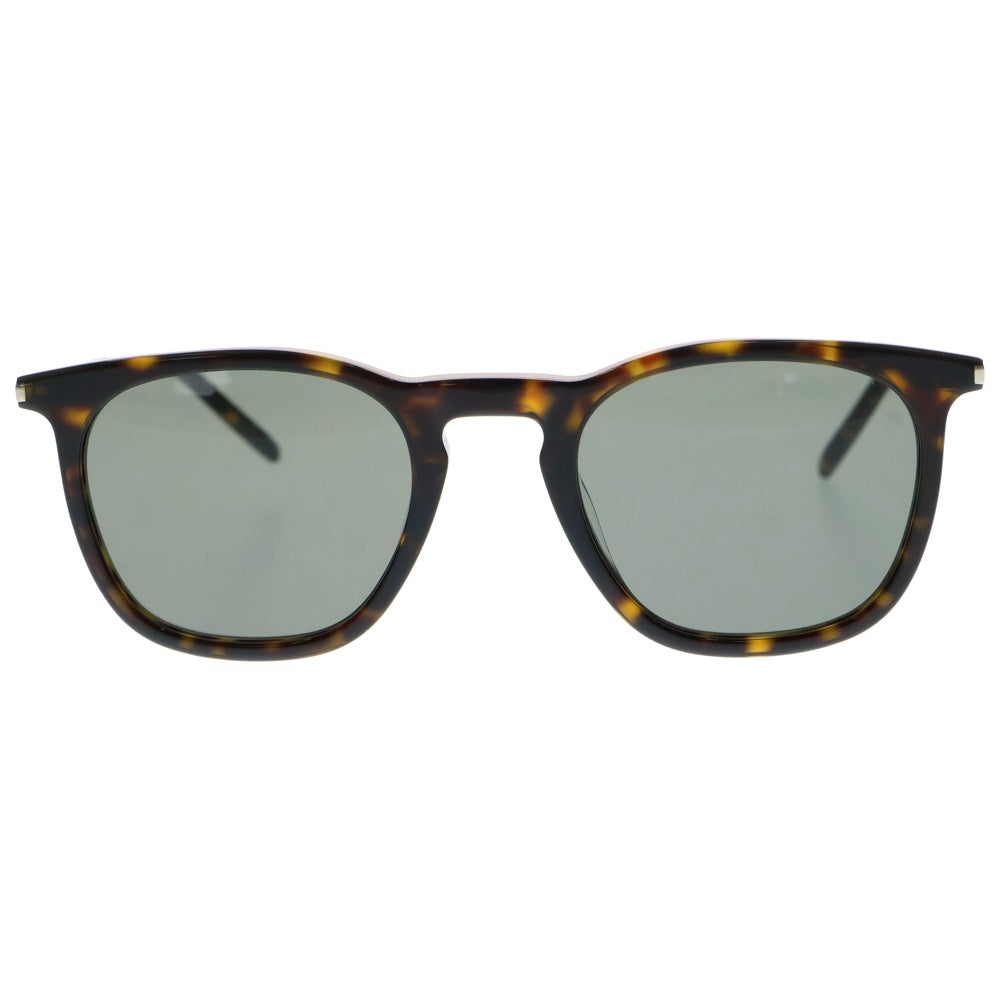 SAINT LAURENT PARIS(サンローランパリ) 23AW ウェリントン サイドロゴ サングラス メガネ アイウェア ブラウン SL564-008