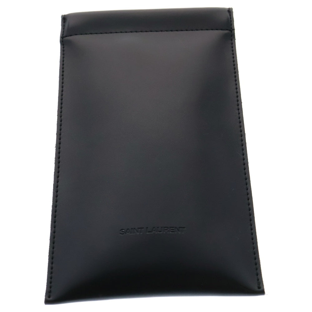 SAINT LAURENT PARIS(サンローランパリ) 23AW ウェリントン フォトクロミック サングラス メガネ アイウェア ブラック/クリア SL28-044