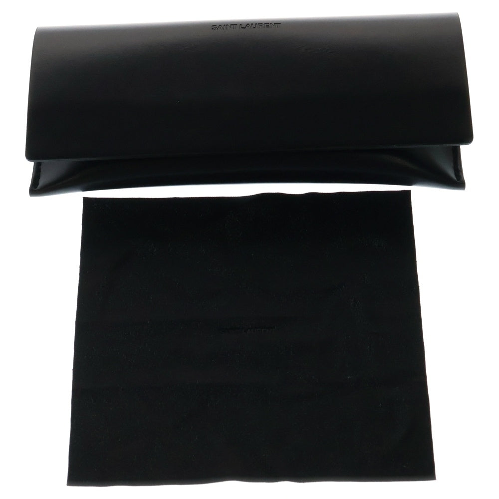 SAINT LAURENT PARIS(サンローランパリ) 23AW ウェリントン サイドロゴ サングラス メガネ アイウェア ブラック SL564-008