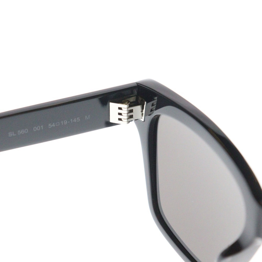 SAINT LAURENT PARIS(サンローランパリ) 23AW ウェリントン ブラックテンプル サングラス メガネ アイウェア ブラック SL560-001