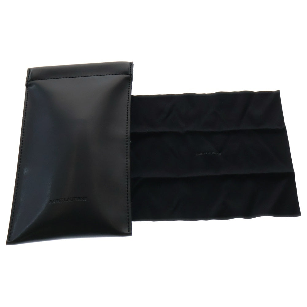 SAINT LAURENT PARIS(サンローランパリ) 23AW ウェリントン ハバナテンプル サングラス メガネ アイウェア ブラウン SL560-002