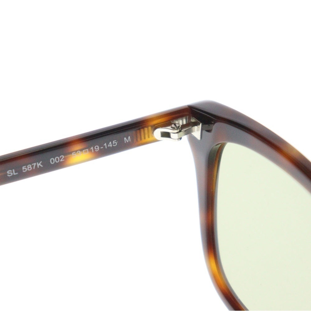 SAINT LAURENT PARIS(サンローランパリ) 23AW ウェリントン ハバナテンプル サングラス メガネ アイウェア ブラウン/グレー SL587K-002