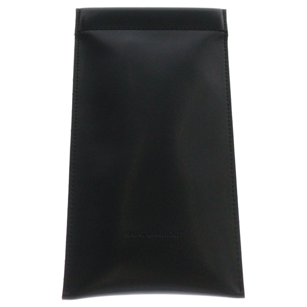 SAINT LAURENT PARIS(サンローランパリ) 23AW ウェリントン ハバナテンプル サングラス メガネ アイウェア ブラウン/グレー SL587K-002