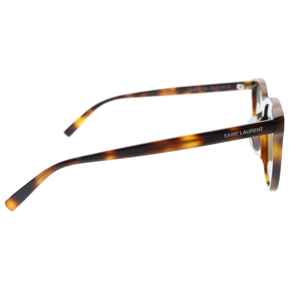 SAINT LAURENT PARIS(サンローランパリ) 23AW ウェリントン ハバナテンプル サングラス メガネ アイウェア ブラウン/グレー SL587K-002