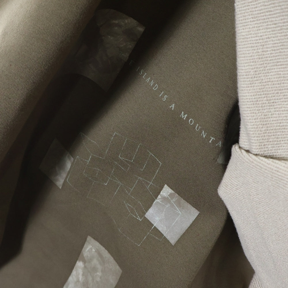 GOOPiMADE(グーピーメイド) 23AW STUDIO F&F 93 HOODIE フロントプリント プルオーバーパーカー フーディ カーキ FN-R