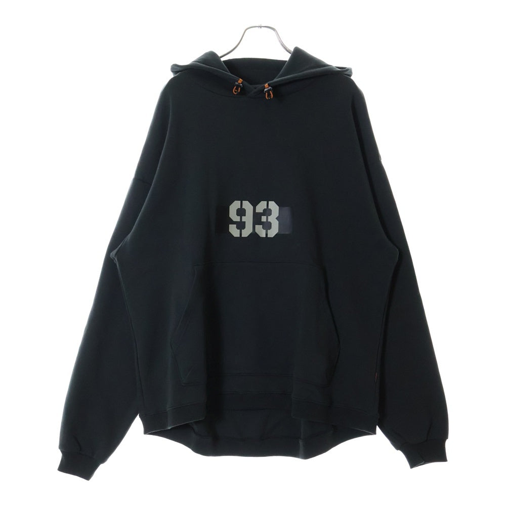 GOOPiMADE(グーピーメイド) 23AW STUDIO F&F 93 HOODIE フロントプリント プルオーバーパーカー フーディ ブラック FN-R