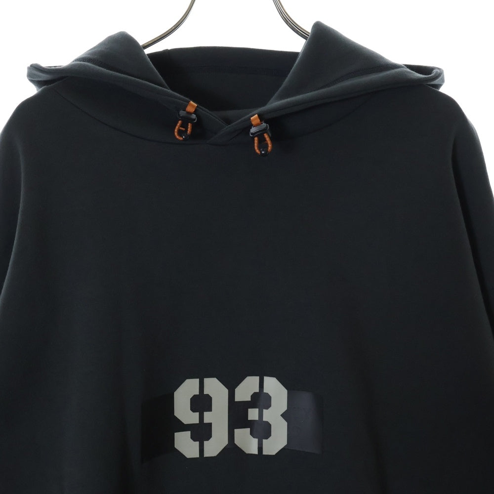 GOOPiMADE(グーピーメイド) 23AW STUDIO F&F 93 HOODIE フロントプリント プルオーバーパーカー フーディ ブラック FN-R