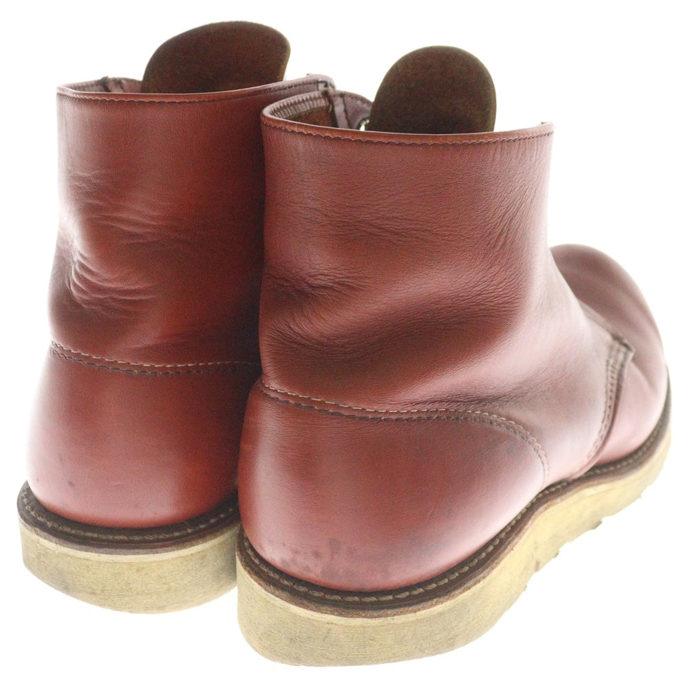 RED WING(レッド ウイング) 90S 6inch IRISH SETTER WORK BOOTS クラシック ラウンドトゥ アイリッシュセッター レザー ワークブーツ 半円犬タグ ブラウン 8166