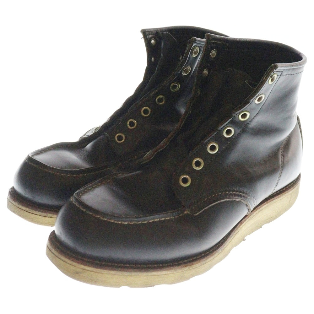 RED WING(レッド ウイング) IRISH SETTER MOC TOE CLASSIC WORK BOOTS アイリッシュセッター モックトゥ レザー クラシック ワークブーツ ブラック 38477