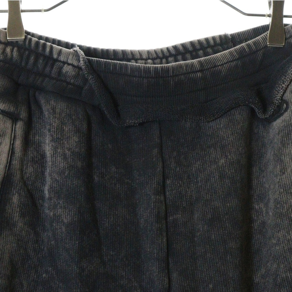 DIESEL(ディーゼル) ダメージ加工 スウェット ロング パンツ チャコールグレー A07594