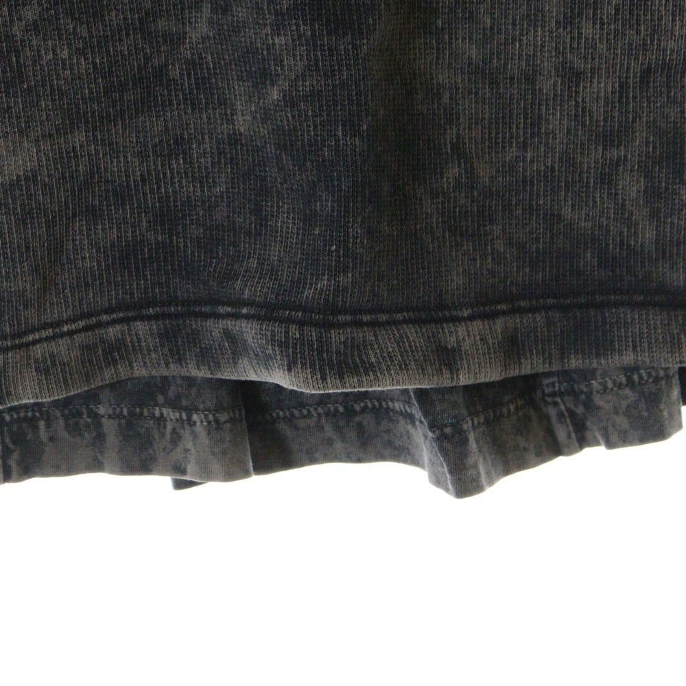 DIESEL(ディーゼル) ダメージ加工 スウェット ロング パンツ チャコールグレー A07594