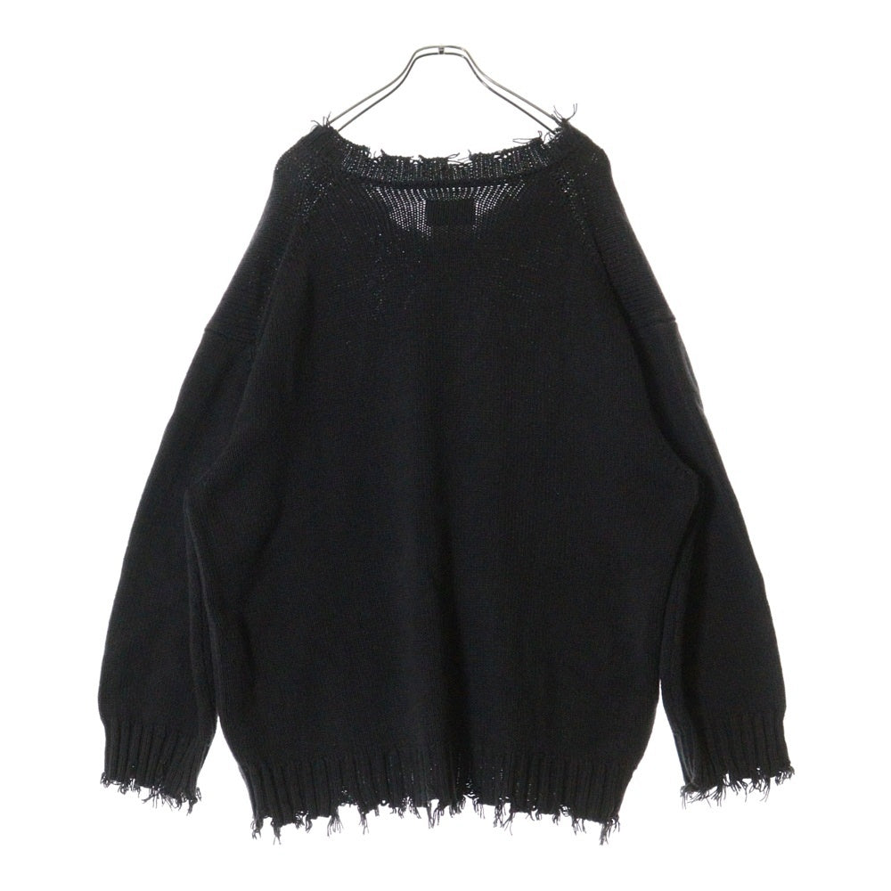 doublet(ダブレット) 23SS OVERSIZED KINT PULLOVER オーバーサイズ ニット プルオーバー セーター グレー 23SS38KN109
