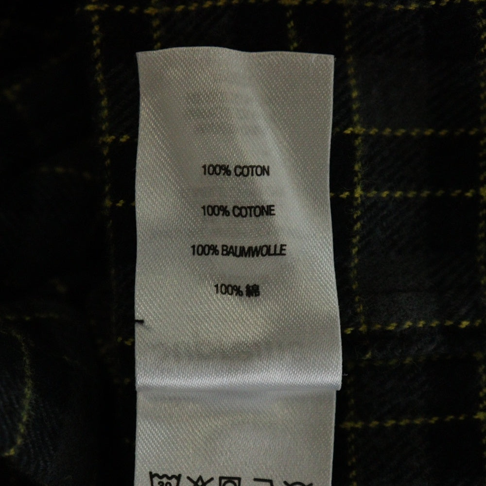 SUPREME(シュプリーム) 22SS Mini Plaid Hooded Shirt ミニ プレイド フーデッド チェック 長袖シャツ ブラック