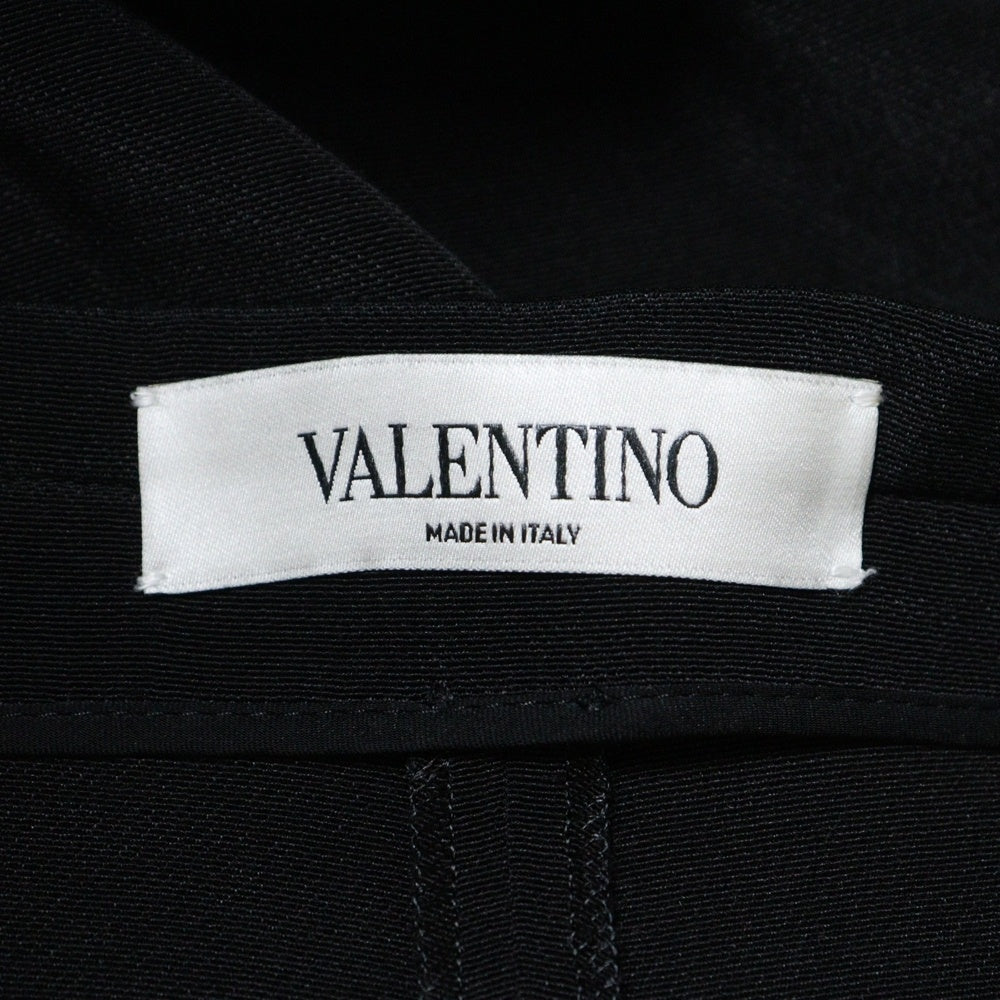 VALENTINO(ヴァレンティノ) ハイウエスト スリムフィット ウール ショーツ ショート ハーフパンツ ブラック VB0RD0856BS