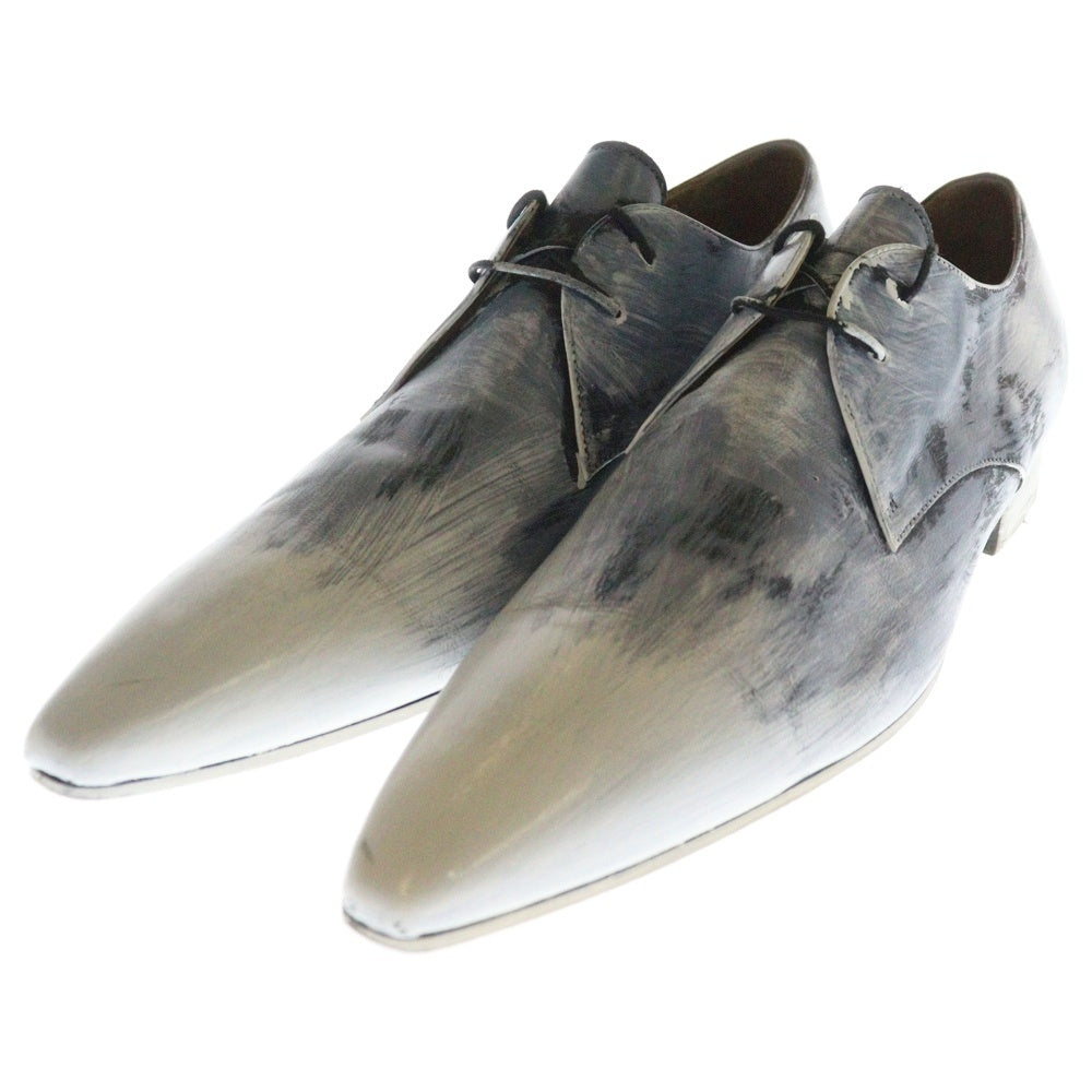 Maison Margiela 22(メゾンマルジェラ) 21SS Leather Dress Shose ペンキ加工 レザー ドレス シューズ ホワイト S37WQ0323