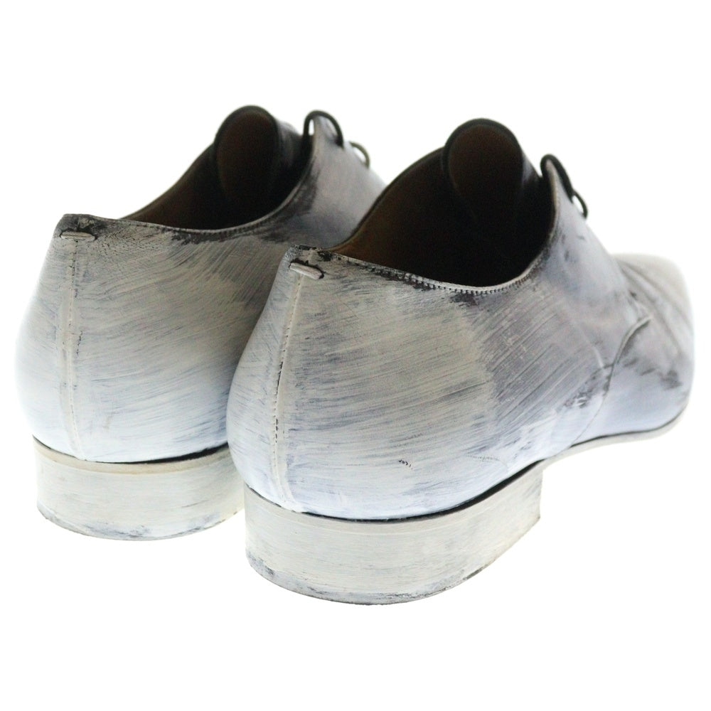 Maison Margiela 22(メゾンマルジェラ) 21SS Leather Dress Shose ペンキ加工 レザー ドレス シューズ ホワイト S37WQ0323