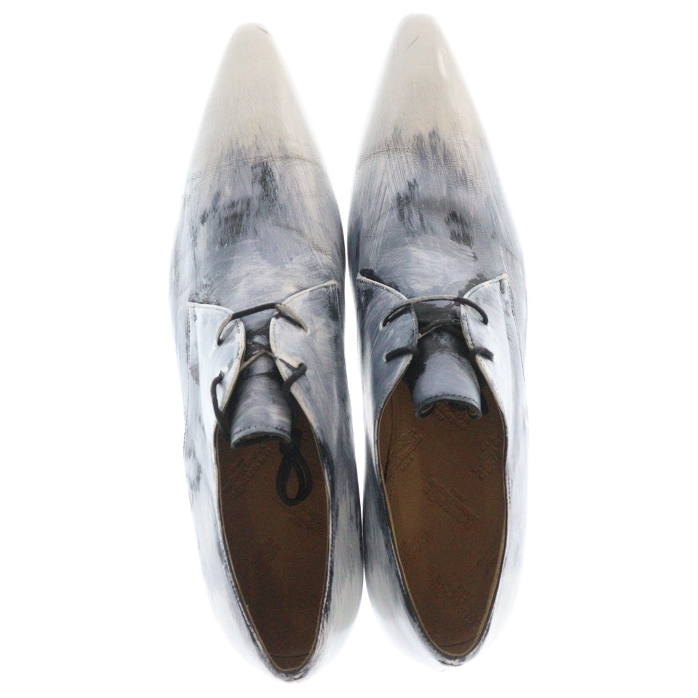Maison Margiela 22(メゾンマルジェラ) 21SS Leather Dress Shose ペンキ加工 レザー ドレス シューズ ホワイト S37WQ0323
