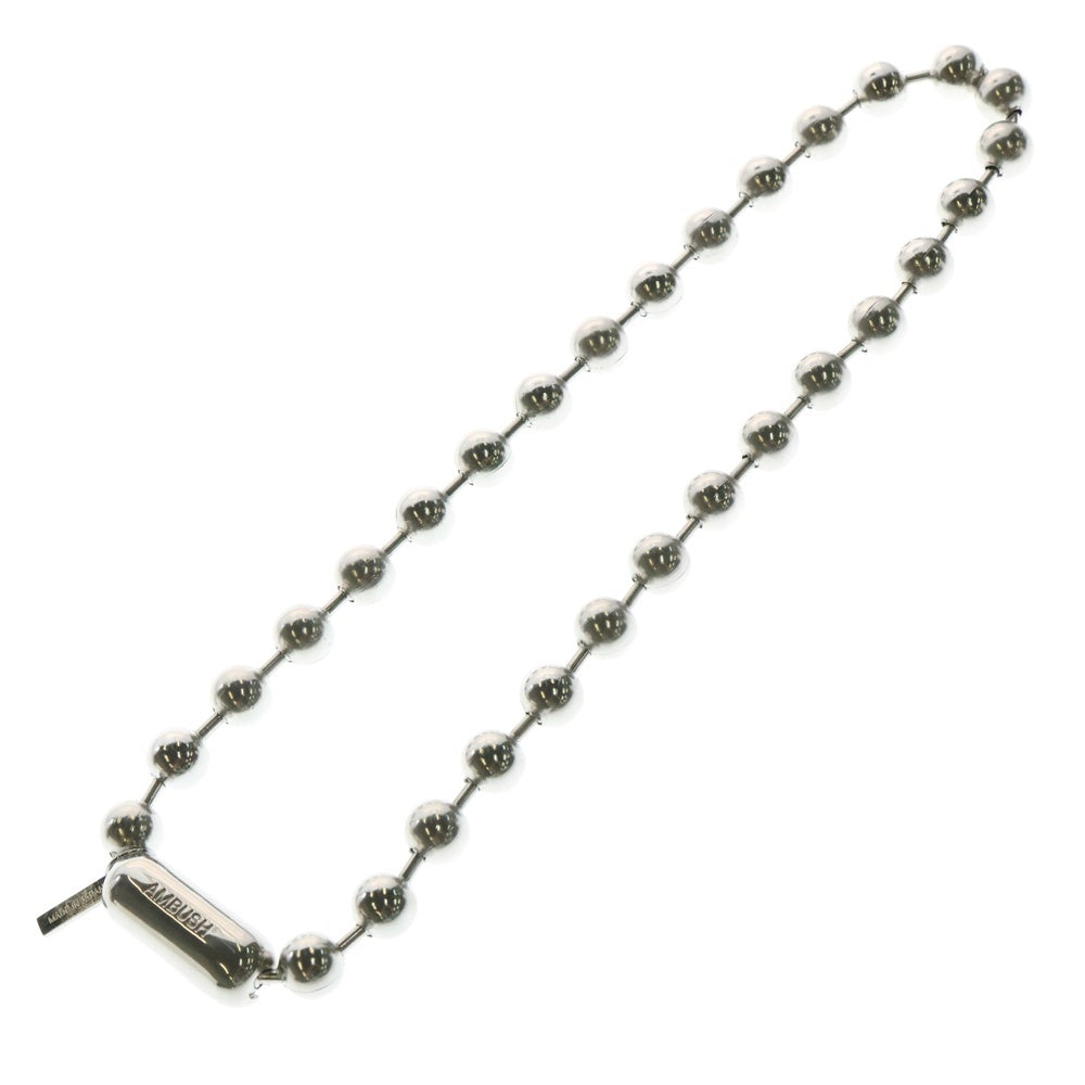 AMBUSH(アンブッシュ) BALL CHAIN NECKLACE ボールチェーンネックレス シルバー