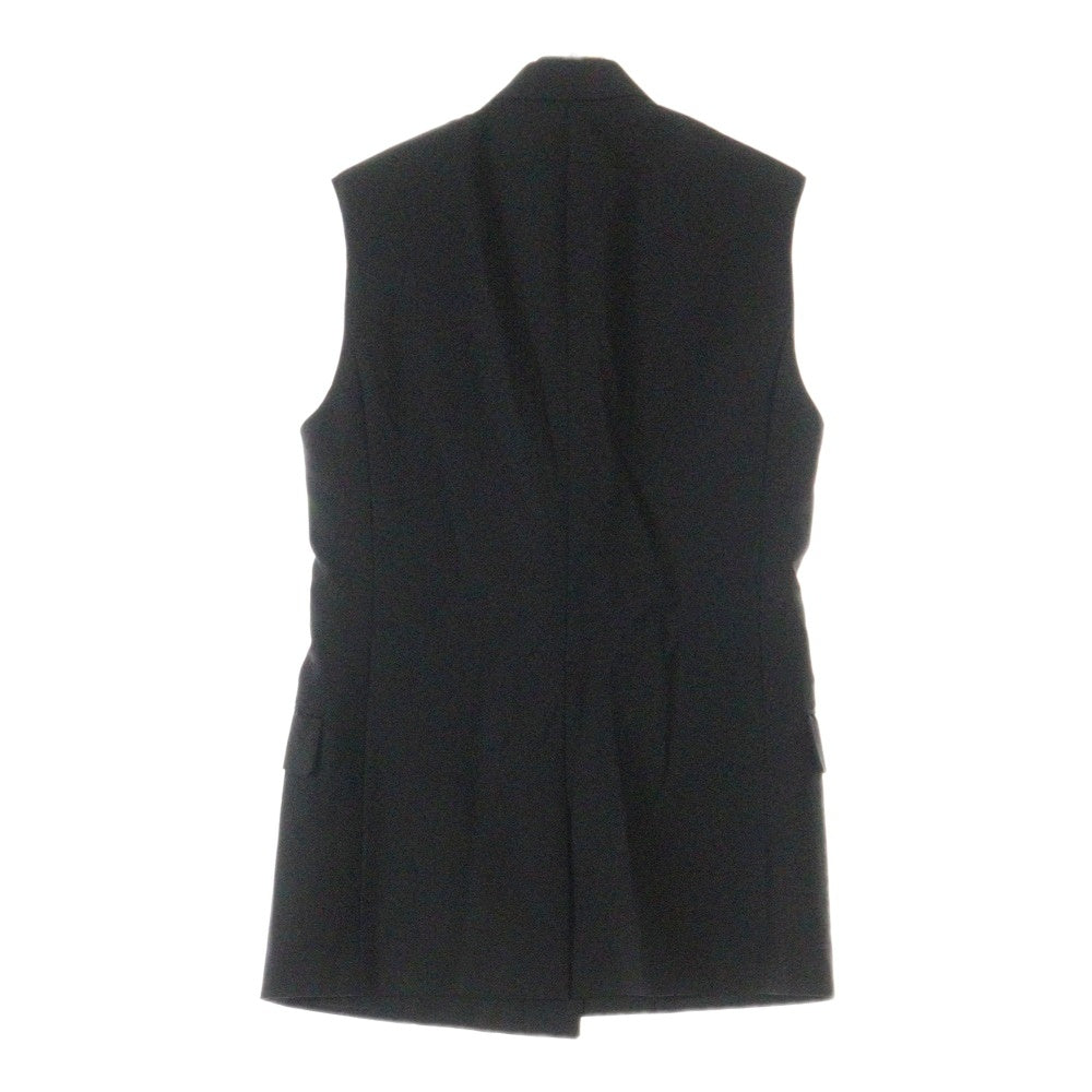 GIVENCHY(ジバンシィ) 15SS モヘア混ウール ノースリーブ ダブルブレスト テーラードジャケット ベスト ブラック 15J 3015 005