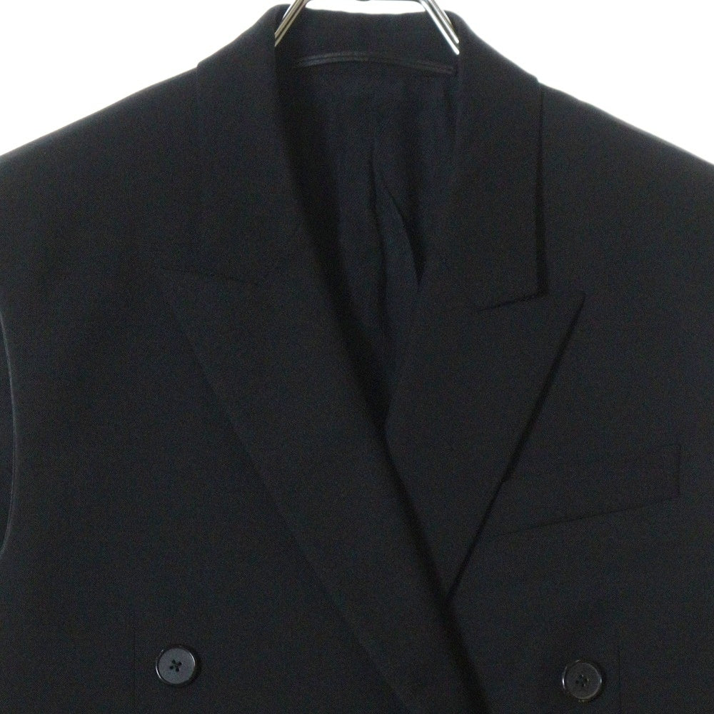 GIVENCHY(ジバンシィ) 15SS モヘア混ウール ノースリーブ ダブルブレスト テーラードジャケット ベスト ブラック 15J 3015 005