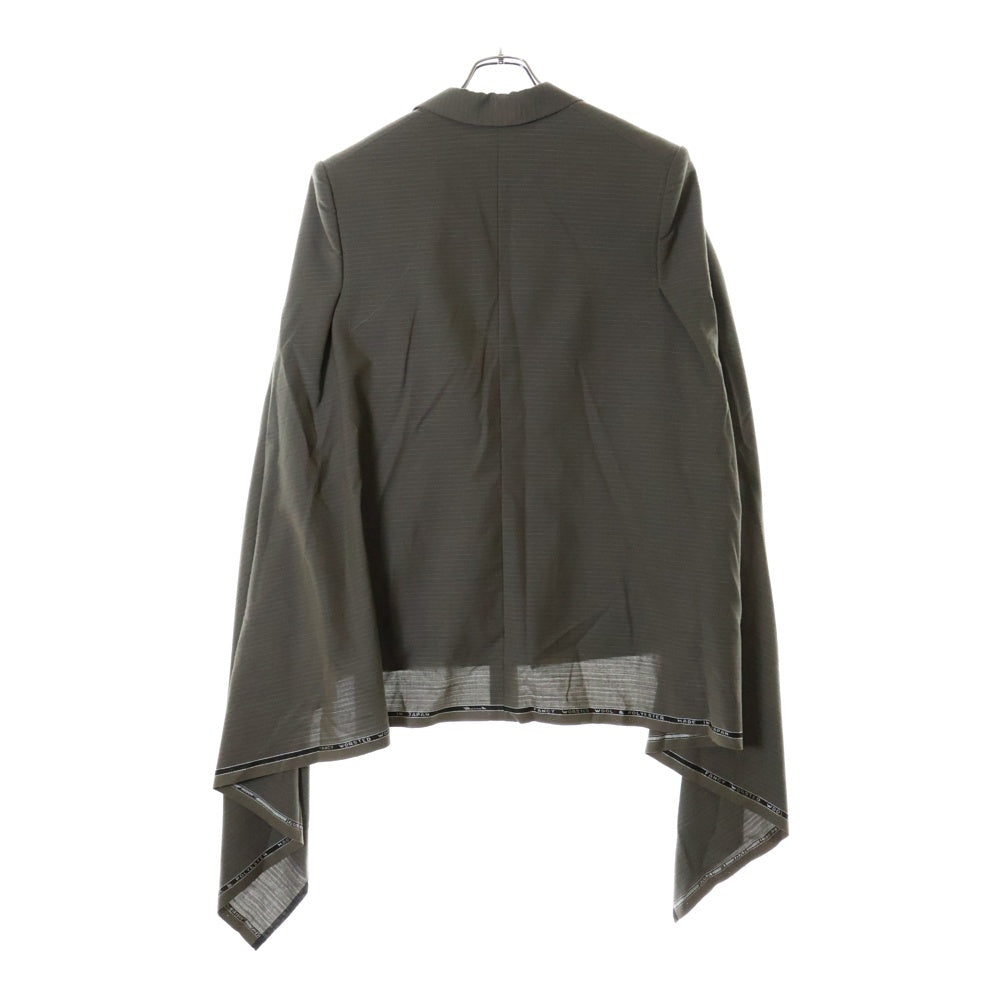 JUNYA WATANABE COMME des GARCONS(ジュンヤワタナベ コムデギャルソン) 23SS バックステッチ 2B シングルテーラード ポンチョ グレーJK-J004