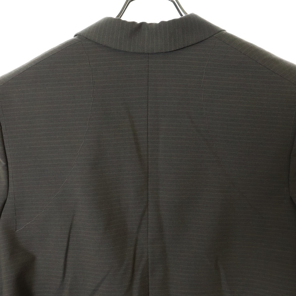 JUNYA WATANABE COMME des GARCONS(ジュンヤワタナベ コムデギャルソン) 23SS バックステッチ 2B シングルテーラード ポンチョ グレーJK-J004