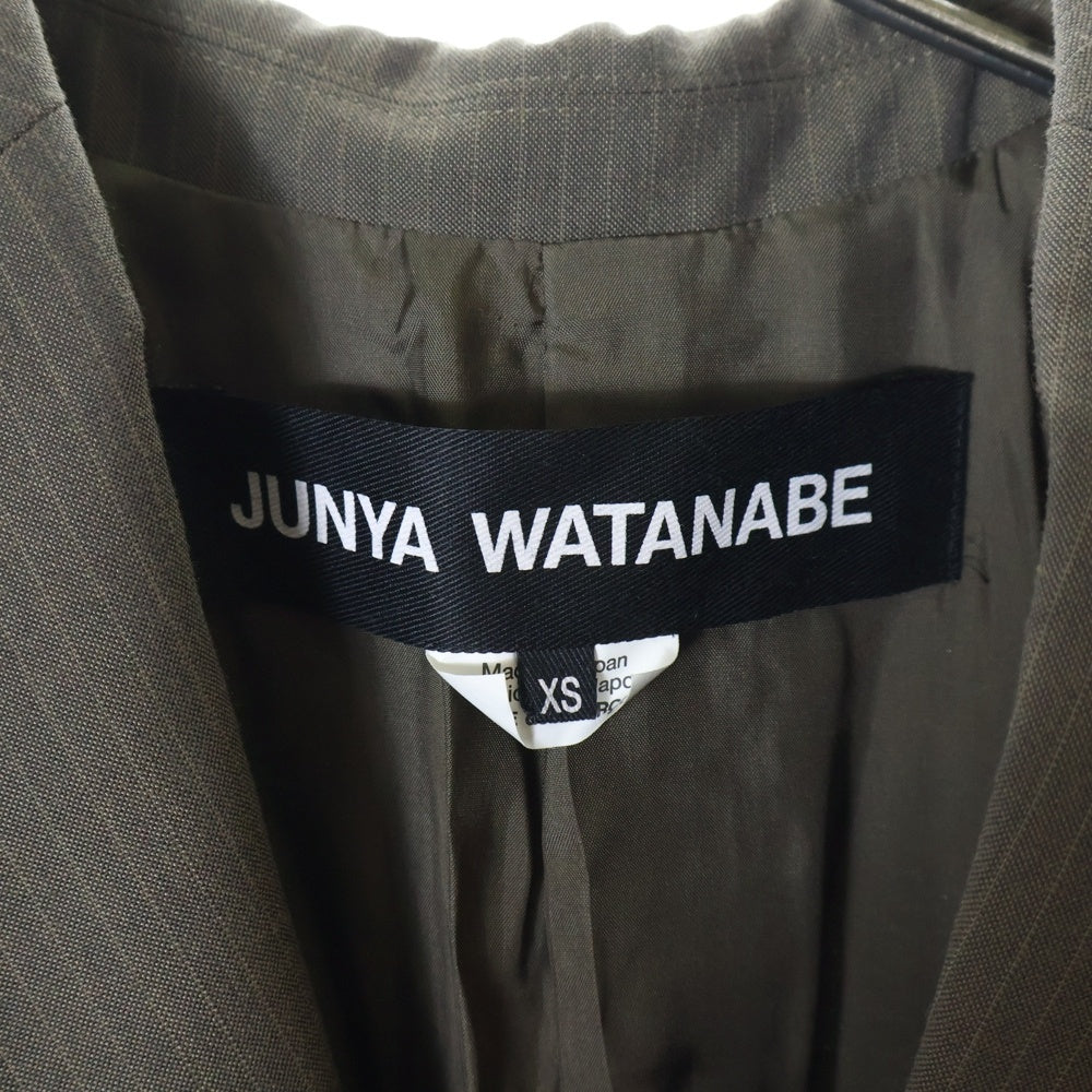 JUNYA WATANABE COMME des GARCONS(ジュンヤワタナベ コムデギャルソン) 23SS バックステッチ 2B シングルテーラード ポンチョ グレーJK-J004