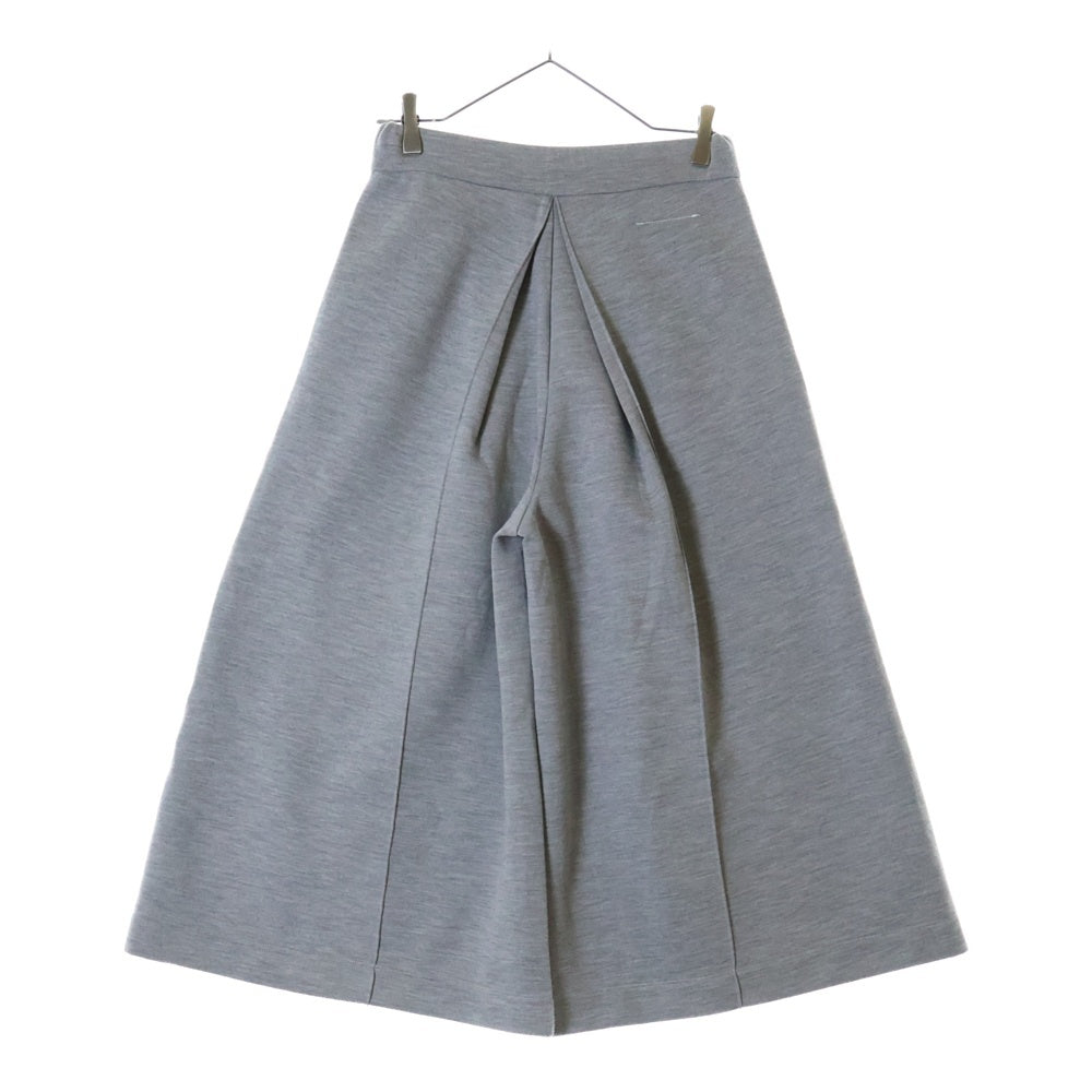 MM6 Maison Margiela(エムエムシックスメゾンマルジェラ) タック イージー ワイド スウェット ロング パンツ グレー S52KA0111 S23077