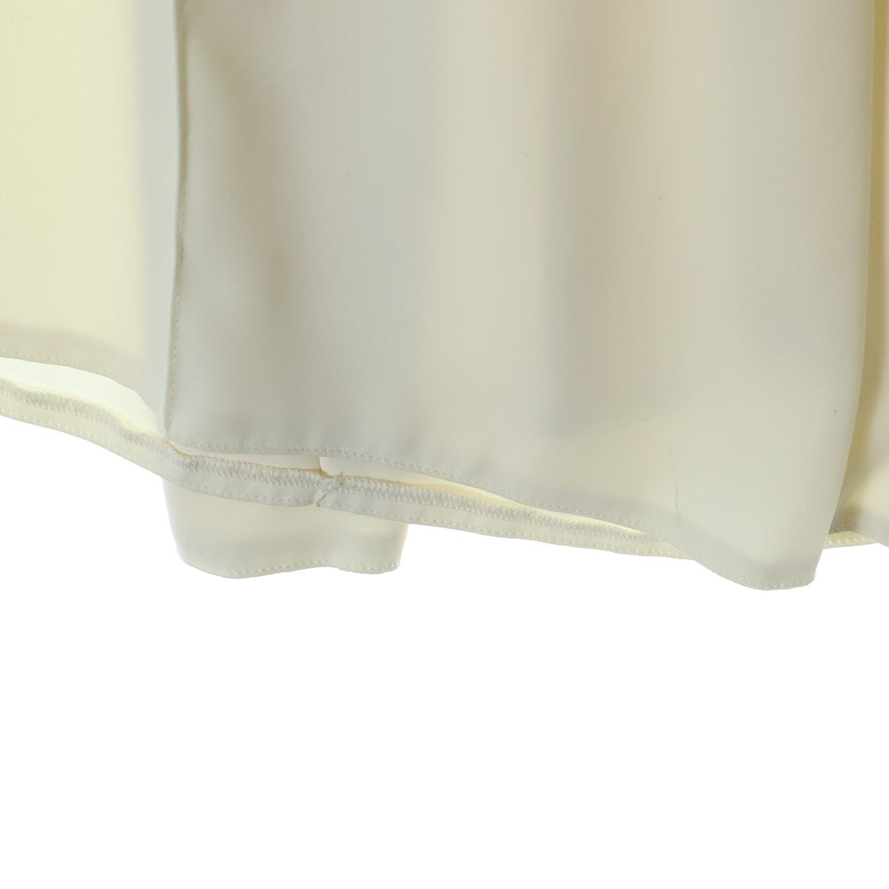 MM6 Maison Margiela(エムエムシックスメゾンマルジェラ) 17SS ウエストゴム切替 センタープレス ワイドパンツ ホワイト S32KA0468