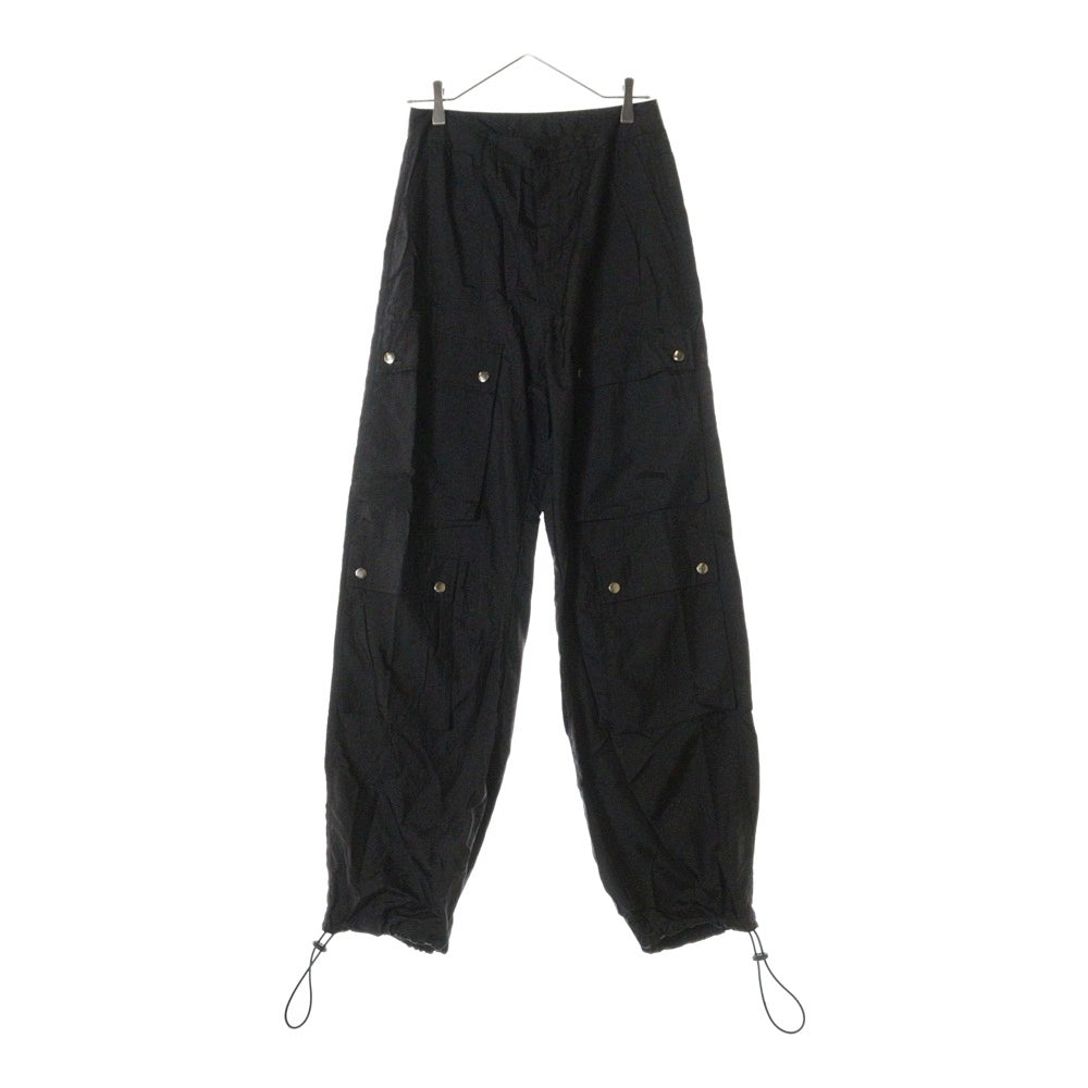 DIESEL(ディーゼル) マルチポケット ドローコード ナイロンカーゴパンツ ブラック A14987