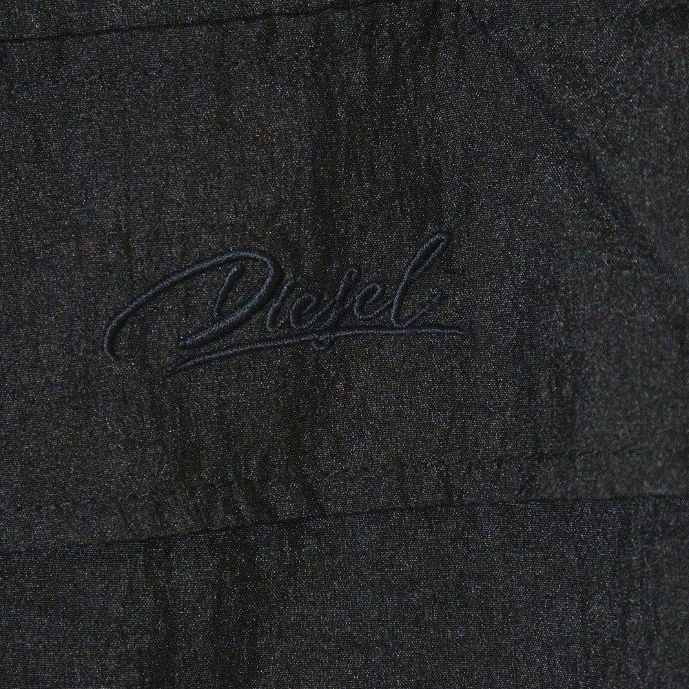 DIESEL(ディーゼル) マルチポケット ドローコード ナイロンカーゴパンツ ブラック A14987