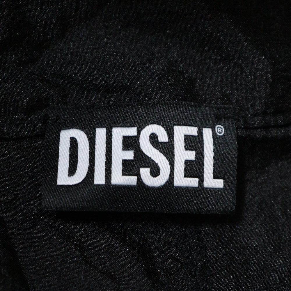 DIESEL(ディーゼル) マルチポケット ドローコード ナイロンカーゴパンツ ブラック A14987