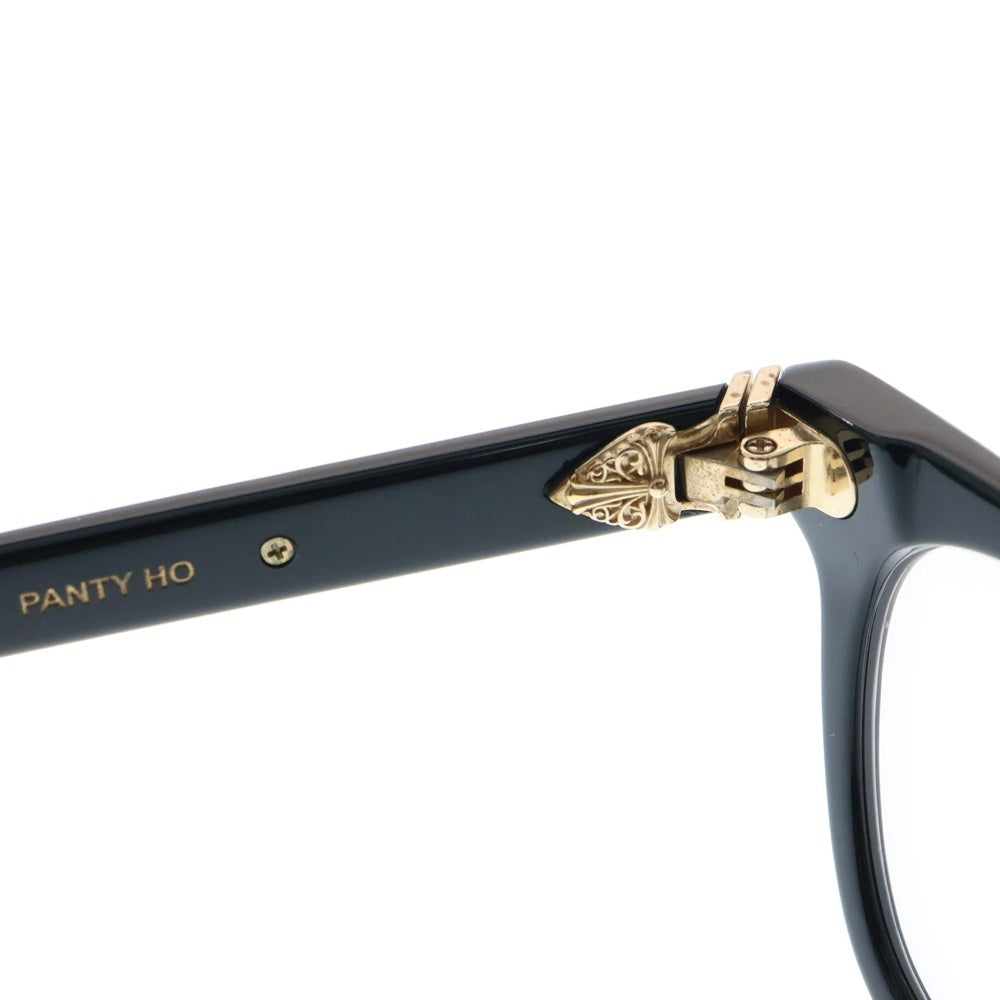 CHROME HEARTS(クロムハーツ) PANTY HO スパイダーテンプルウェリントン サングラス アイウェア ブラック/ゴールド