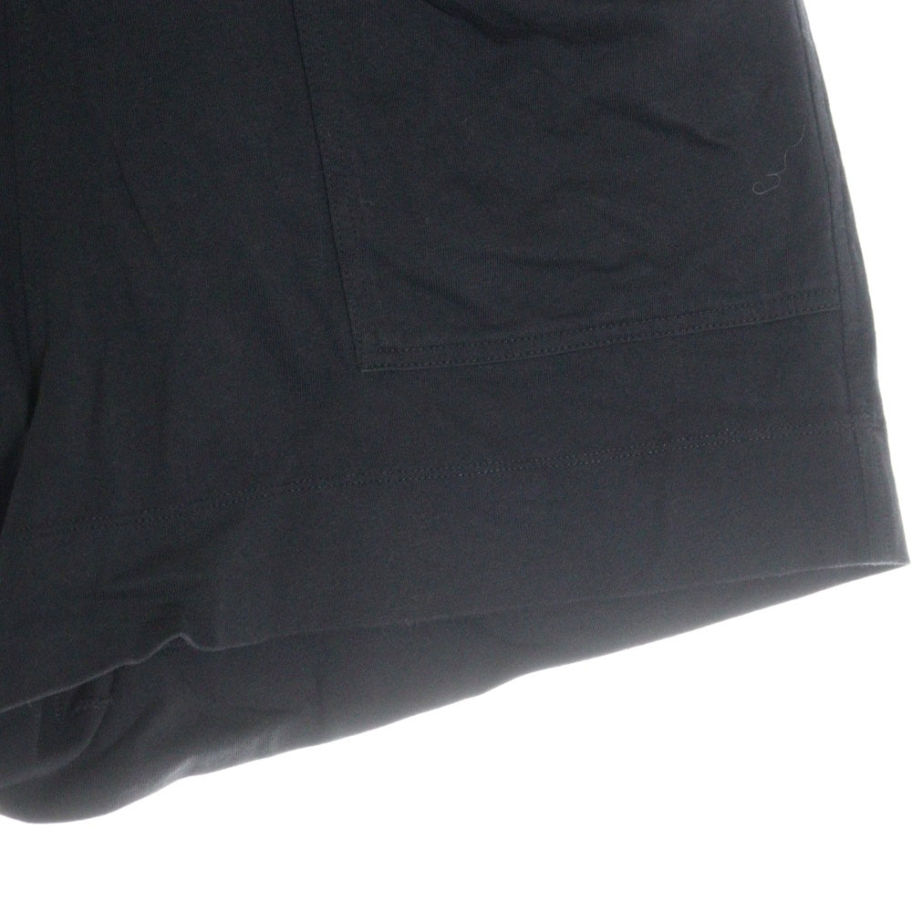 DRIES VAN NOTEN(ドリスヴァンノッテン) HENARD PATCH POCKET SHORTS へナード パッチ ポケット コットン ハーフパンツ ショーツ ブラック
