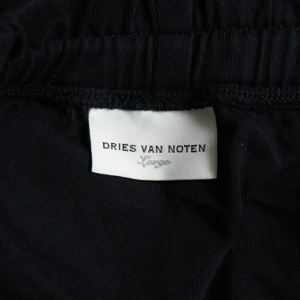 DRIES VAN NOTEN(ドリスヴァンノッテン) HENARD PATCH POCKET SHORTS へナード パッチ ポケット コットン ハーフパンツ ショーツ ブラック