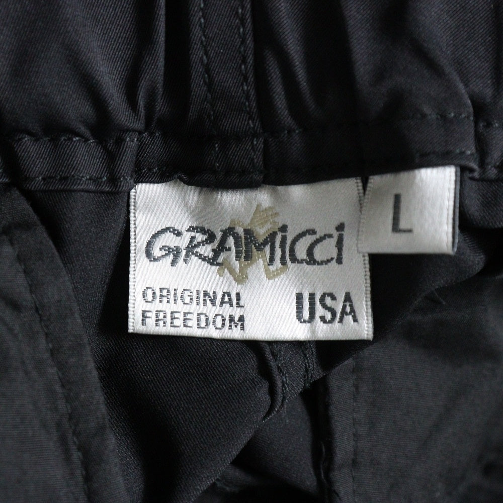 GRAMICCI(グラミチ) 19SS ジップフライ ポリエステル クライミングパンツ ブラック GMP-19S892
