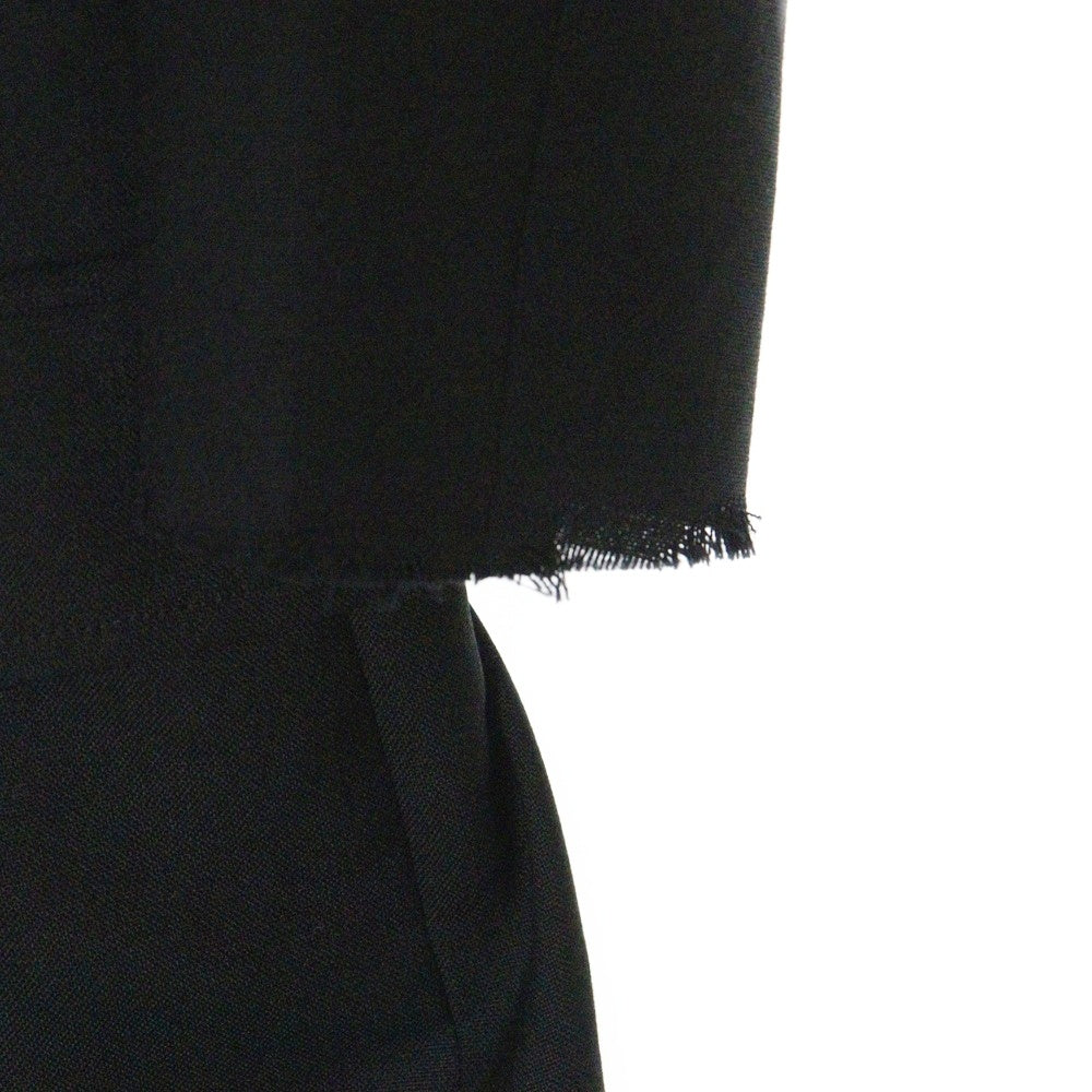UNDERCOVER(アンダーカバー) 10SS LESS BUT BETTER期 テープデザイン ノッチドラペル 2B カットオフ シングル テーラードジャケット ブラック E1102